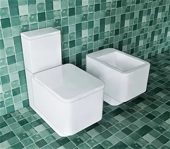 Modern Toilet Washer Floor Toilet 3d model