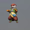 The image focuses on a cartoon otter character without food-related elements, so it's not possible to generate a food-themed title based on the provided picture information.