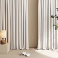 Modern Curtain Window Screen 3d model