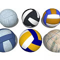 Sports Equipment Various Colorful Volleyballs With Diverse Designs And Textures