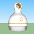 Stylish Modern Daily Electrical Appliances With White Body Orange Round Top And Yellow Stripe