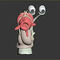 Snail Cartoon Snail Small Snail Reptile Cold Blooded Animal Reptile 3d model