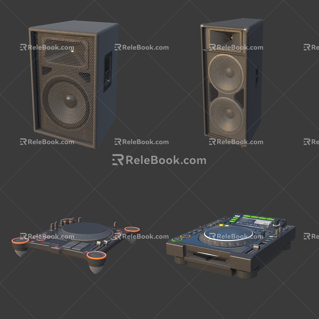 Bar Equipment Audio Equipment DJ Dish Equipment Controller 3d model