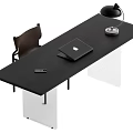 Modern desk and chair combination 3d model