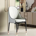 Modern Leather Office Chair With Padded High Back And Black Metal Armrests