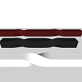 Modern Twisted Public Chairs Red Gray White Contemporary Seating Design For Public Spaces