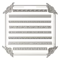 Decorative Gypsum Molding With Various Ornamental Patterns For Home Interior Decoration
