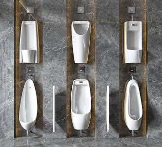 Modern Urinal 3d model