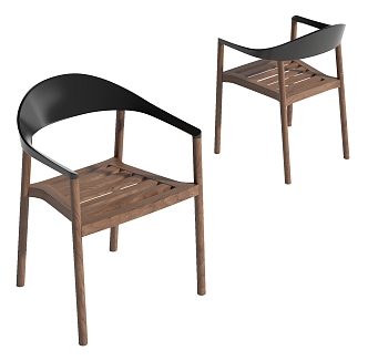 Modern single chair 3d model