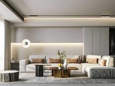 modern living room model