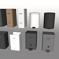Modern Trash Bins With Different Colors And Foot Pedal Designs For Home Use