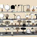 Modern Table Lamp Cream Wind Table Lamp 3d model