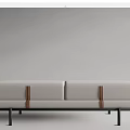 Flou sofa stool 3d model