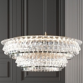 Modern Decorative Crystal Lamp Large Crystal Lamp Lobby Chandelier Villa Chandelier Hotel Chandelier Art Chandelier Crystal Lamp 3d model