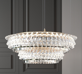 Modern Decorative Crystal Lamp Large Crystal Lamp Lobby Chandelier Villa Chandelier Hotel Chandelier Art Chandelier Crystal Lamp 3d model