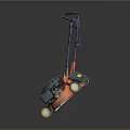 Modern Weeder Lawn Mower Lawn Mowing Machine Mechanical Tools Garden Tools 3d model