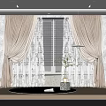 Modern Curtains 3d model
