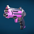 Pink And Black Electronic Device With Modern Design And Ergonomic Grip