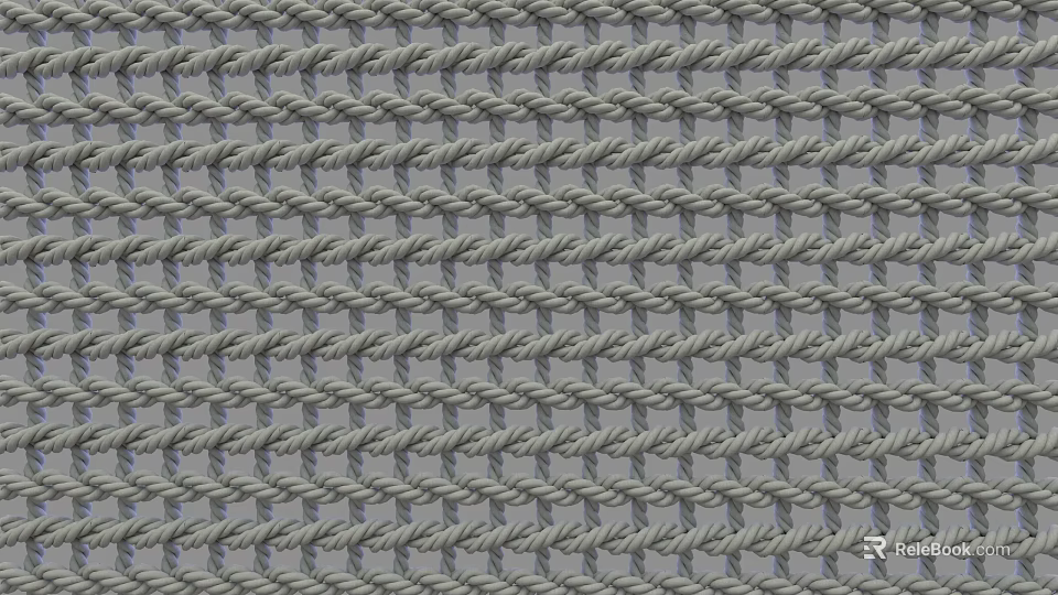 Gray Intricate Repeating Knitted Texture Pattern For Design Background And Creative Projects 3d model 