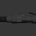 Tactical Night Vision Scope With Black Metal Body And Adjustable Knobs