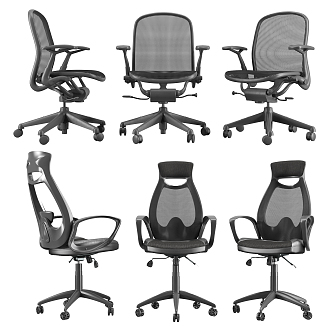 Modern Office Chair Office Chair Combination 3d model