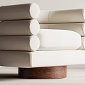 Silent Wind Single Sofa 3d model