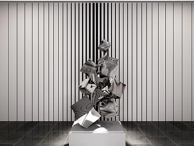Modern Sculpture Ornaments 3d model
