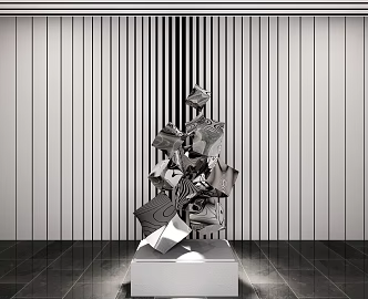 Modern Sculpture Ornaments 3d model