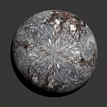 Multicolored Decorative Sphere With Textured Surface For Home Interior Decor