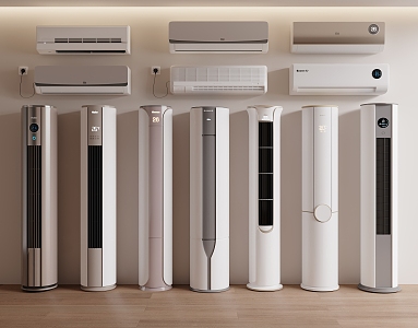 Air conditioner wall-mounted air conditioner vertical air conditioner 3d model