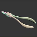 Pipe pliers vise bench vise wrench tool hardware tool processing tool furniture 3d model