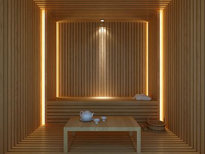 Modern sauna room khan steam room model