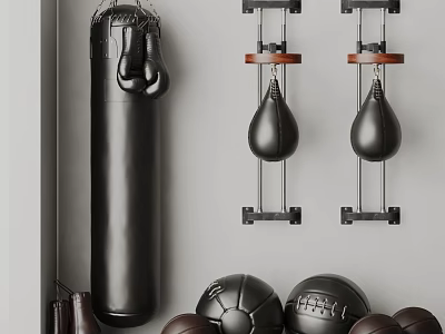 Modern Fitness Equipment 3d model