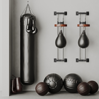 Modern Fitness Equipment 3d model