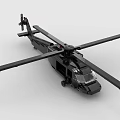 Building Blocks Black Helicopter Model With Rotors Cockpit And Fuselage