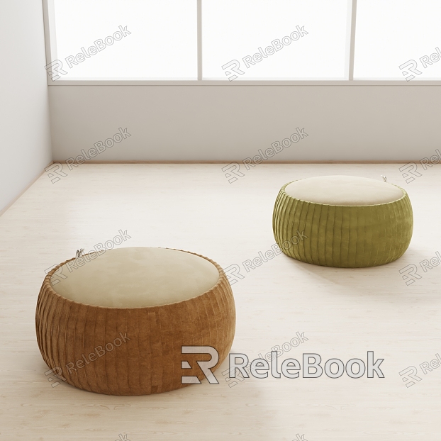 Modern sofa stool stool model