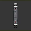 Modern Electric Train With White Body Red Pantograph Streamlined Design And Multiple Carriages