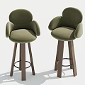 Bar Chair High Stool Bar Stool 3d model