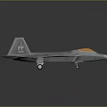 Transparent Stealth Fighter Jet Model With Yellow Cockpit And Clear Body