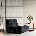 Modern Lazy Sofa Caterpillar Lazy Sofa Side Corner Dupont Paper Partition Floor Lamp 3d model
