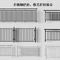 Stainless Steel And Wrought Iron Combination Railing Styles For Home And Commercial Use