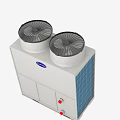Chigo Industrial Cooling Equipment With Dual Fans Blue Heat Sink And Red Buttons