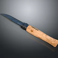 VINGO Knife With Oak Wooden Handle And Sharp Metal Blade Design