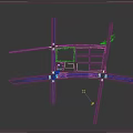 Modern Office Building Exterior Design With Glass Curtain Wall Dark Facade And Front Plaza