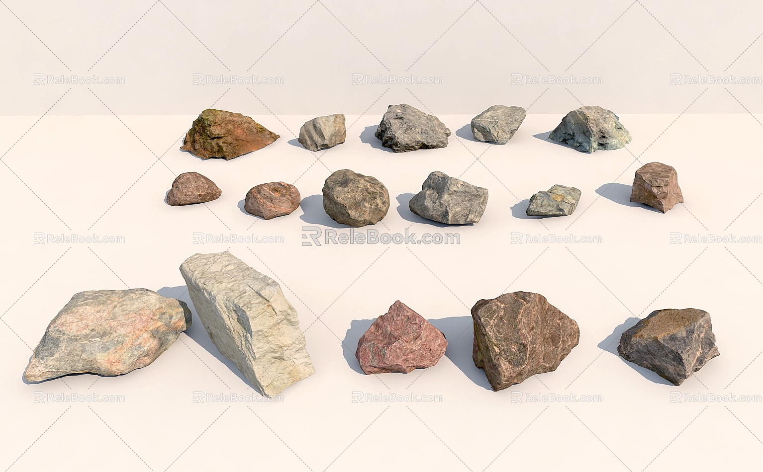 Stone Rock 3d model