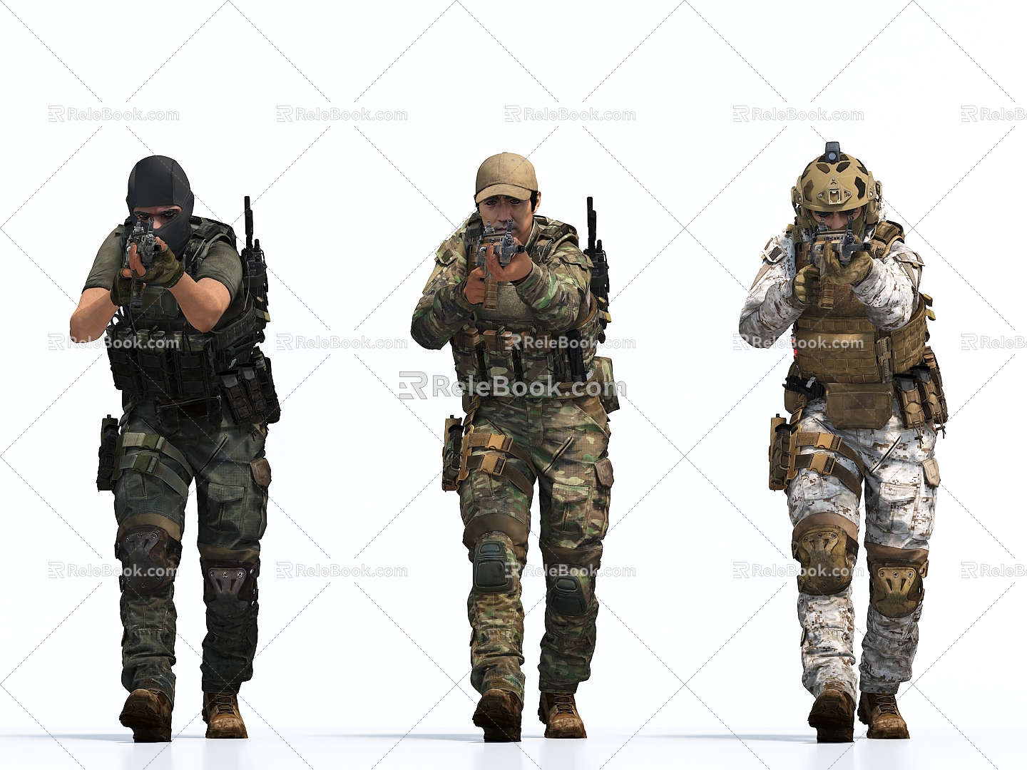 Special Forces Soldier Warrior 3d model