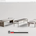 New Chinese Bench 3d model