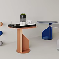 Dopamine minimalist side a few round a few corner a few 3d model