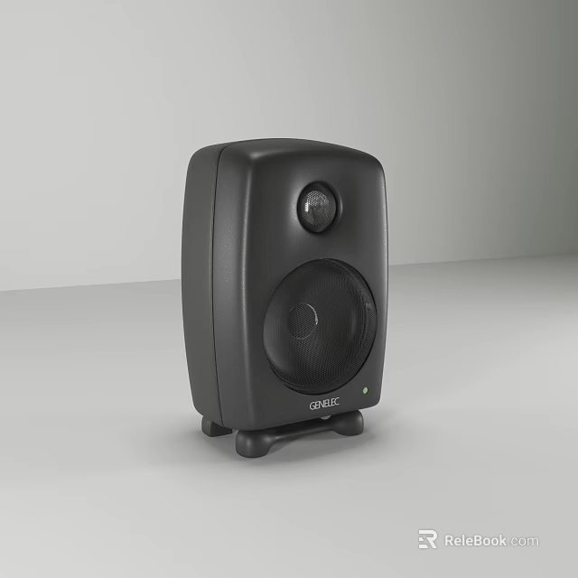 ONIKUMA Black Speaker with High Quality Sound and Modern Design 3d model 