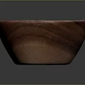 Elegant Wooden Tableware Set With Handmade Bowl And Natural Wood Texture